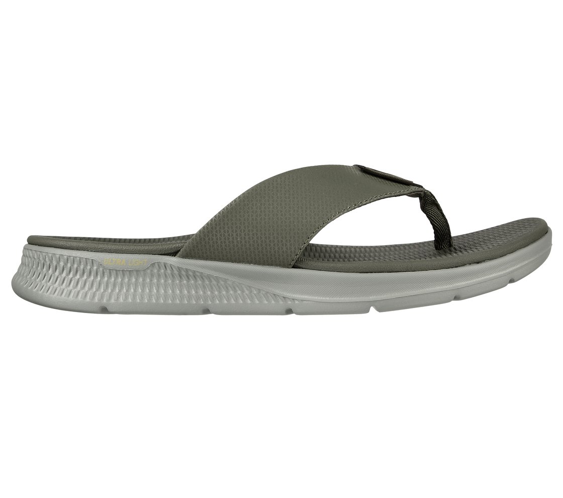 Skechers Olive Go Consistent Sandal Synthwav Mens Slip On - Style