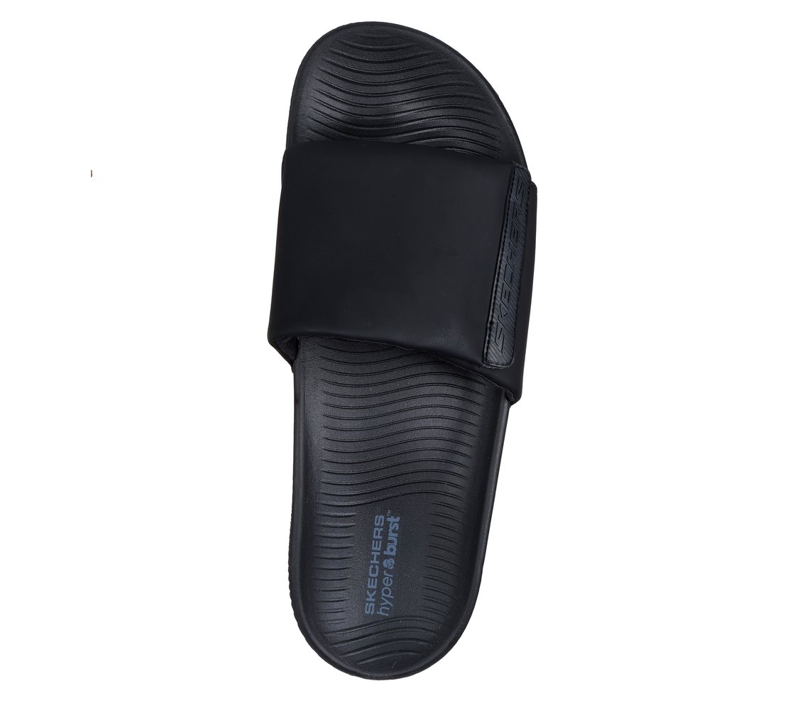 HYPER SLIDE - RELIANCE, BBLACK Footwear Top View