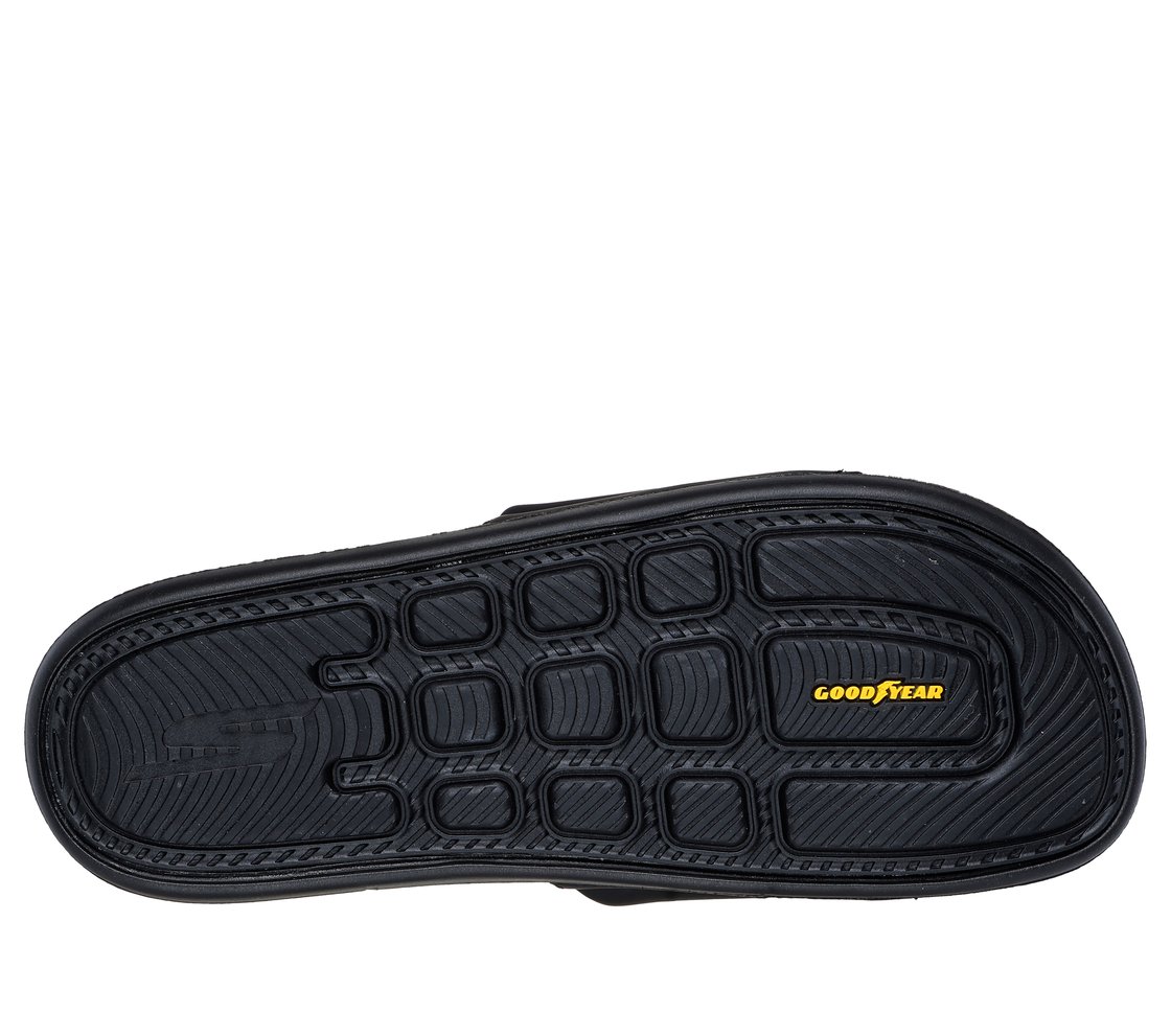 HYPER SLIDE - RELIANCE, BBLACK Footwear Bottom View