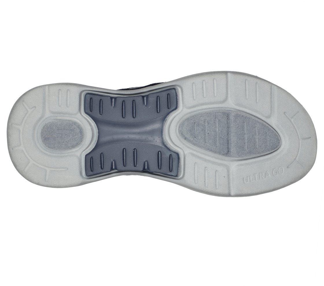GO WALK ARCH FIT SANDAL-OFFSH, NAVY/RED Footwear Bottom View