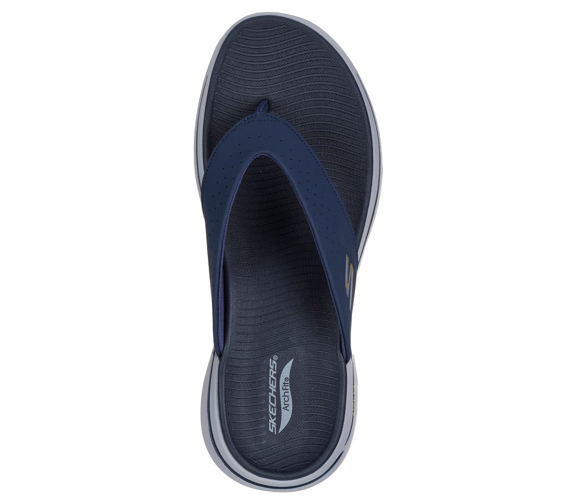 GO WALK ARCH FIT SANDAL - SURFA, NAVY/YELLOW