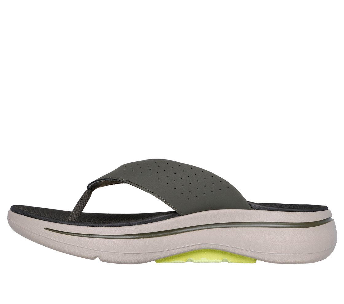 GO WALK ARCH FIT SANDAL - SURFA, OLIVE
