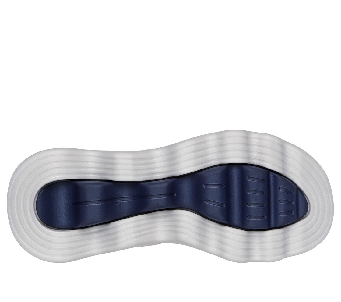 GO WALK MASSAGE FIT SANDAL, NAVY/GRAY Footwear Bottom View