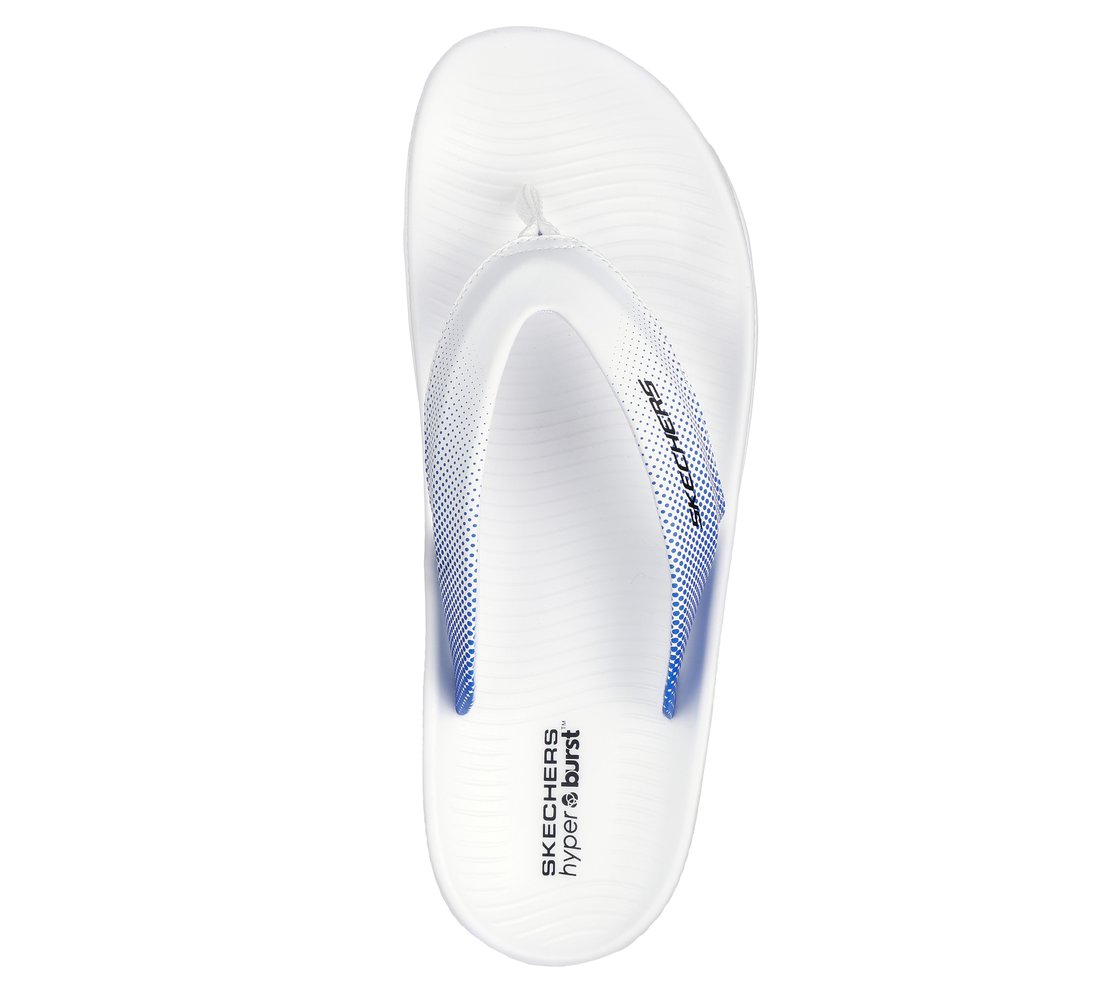 HYPER SLIDE - SIMPLEX 2, WHITE/MULTI Footwear Top View
