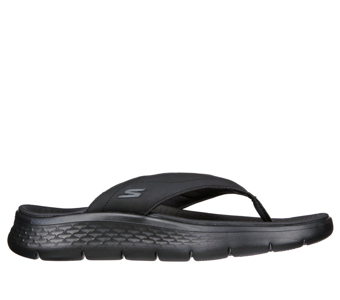 GO WALK FLEX SANDAL - VALLEJO, BBLACK Footwear Lateral View
