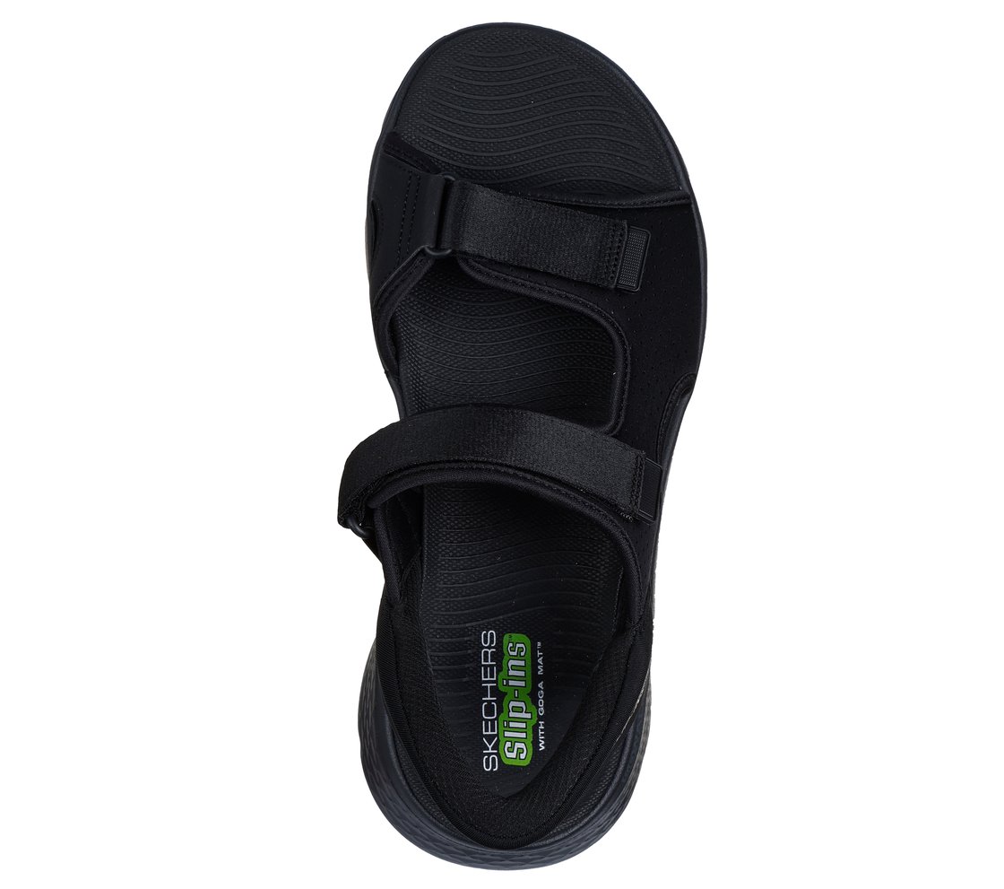 GO WALK FLEX SANDAL-EASY ENTR, BLACK/LIME