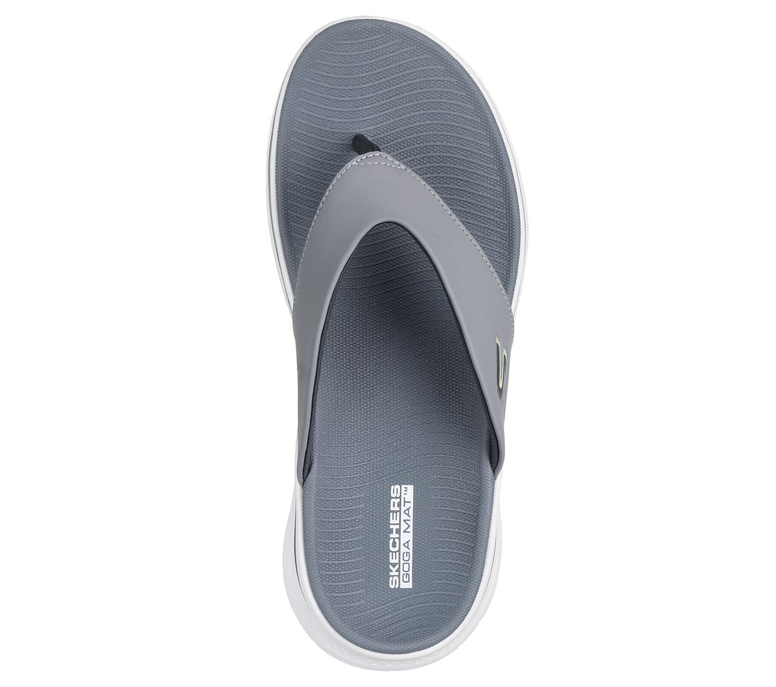 GO WALK 7 SANDAL - GIBS, GRAY/LIME