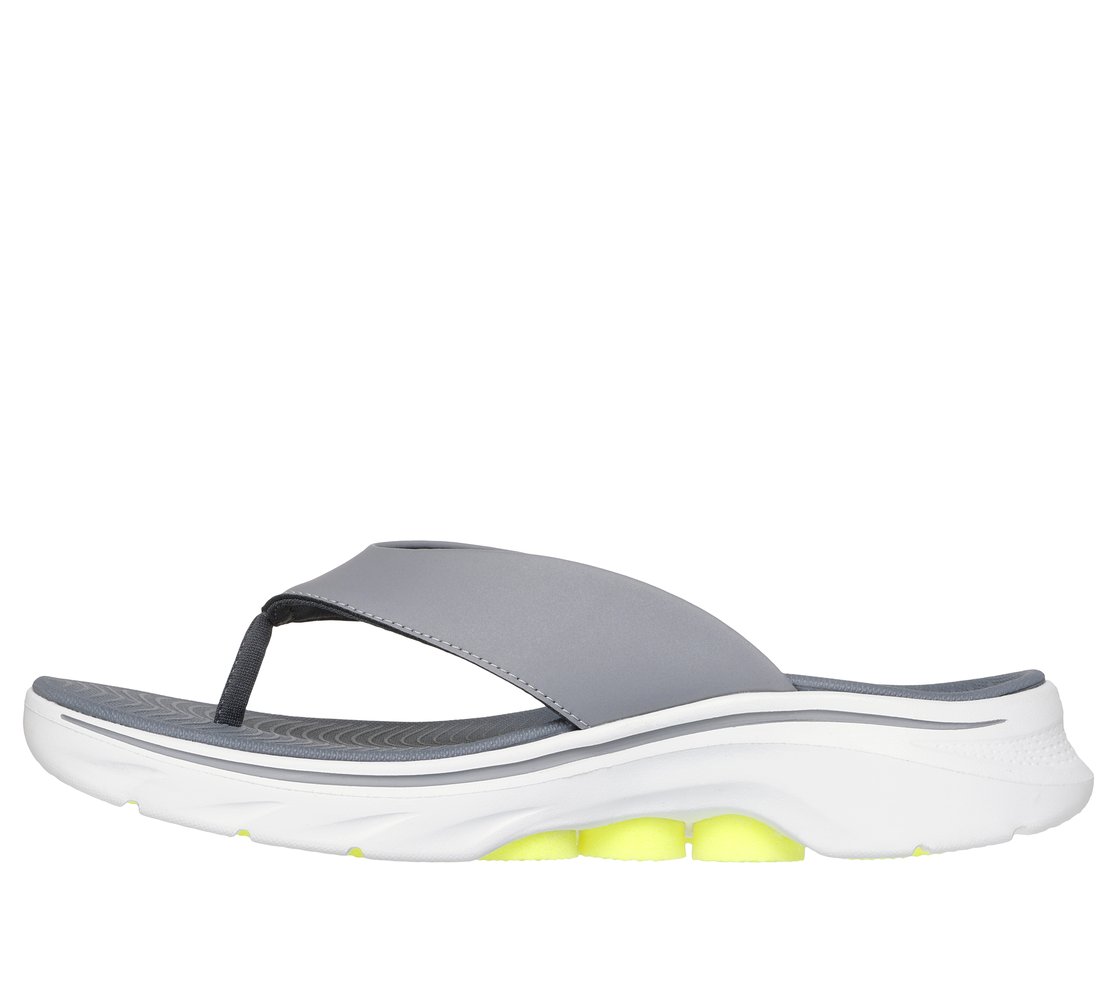 GO WALK 7 SANDAL - GIBS, GRAY/LIME