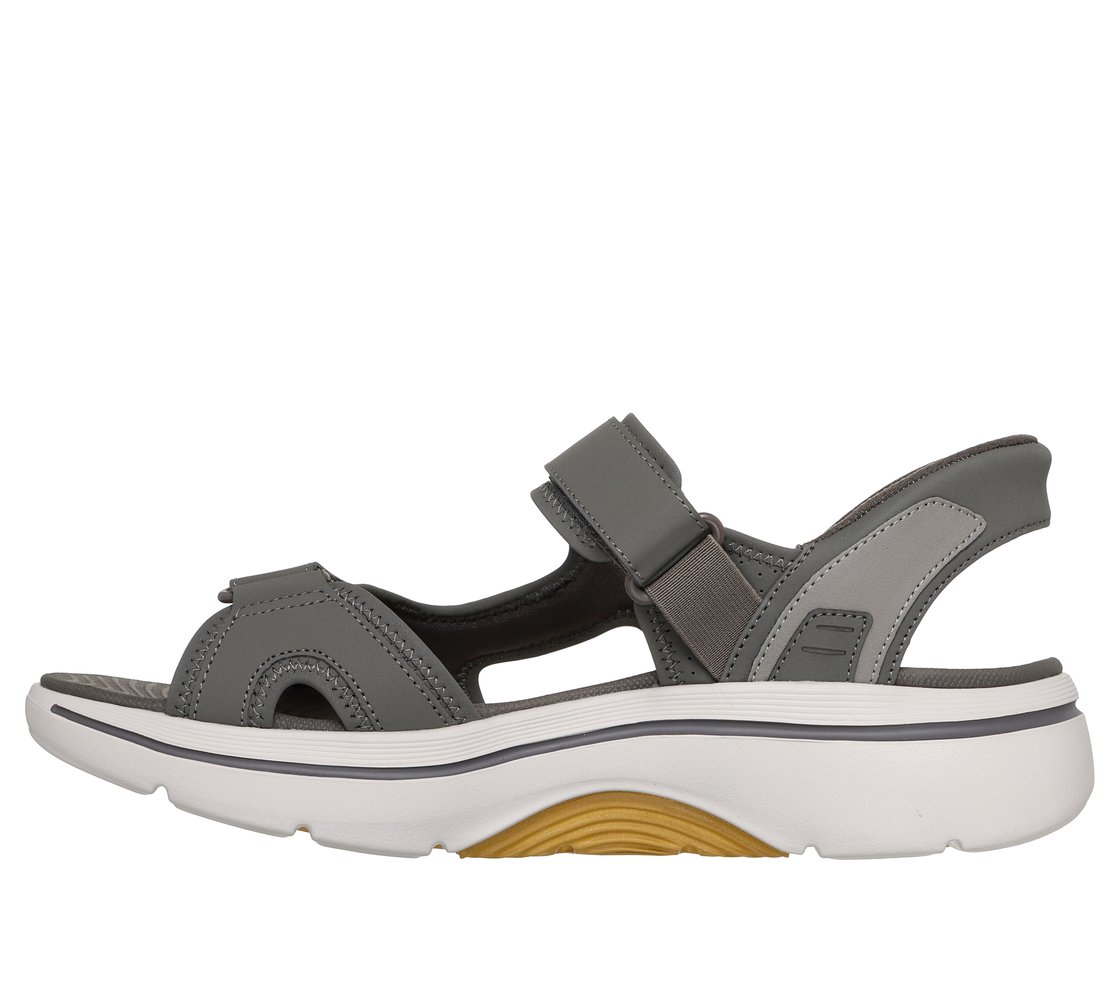 GO WALK ARCH FIT 2.0 SANDAL, DARK TAUPE Footwear Left View