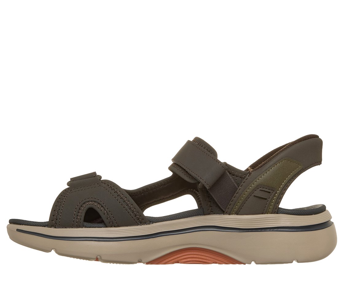 GO WALK ARCH FIT 2.0 SANDAL, OLIVE Footwear Left View