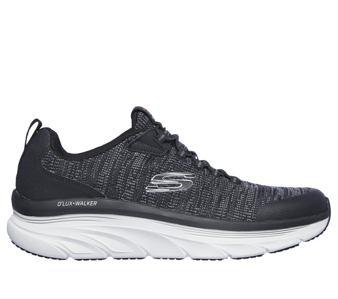 D'LUX WALKER - PENSIVE, BLACK/WHITE Footwear Lateral View