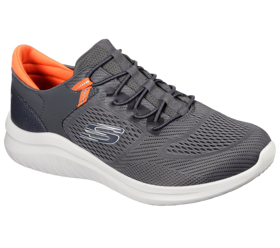 ULTRA FLEX 2.0 - KERLEM, CHARCOAL/ORANGE Footwear Top View
