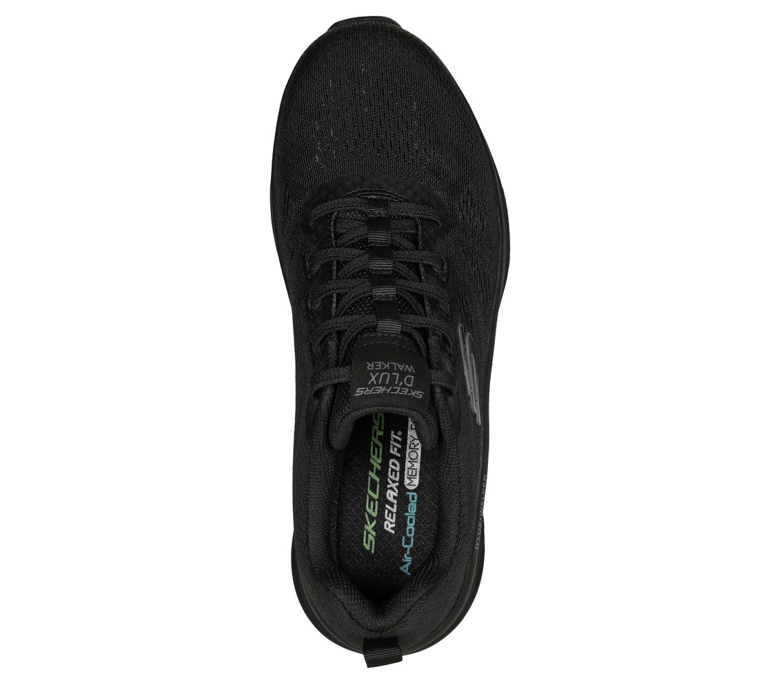 D'LUX WALKER-COMMUTER, BBLACK Footwear Top View
