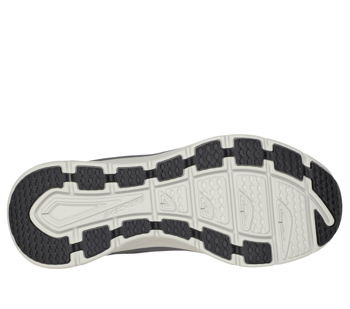 D'LUX WALKER-COMMUTER, CHARCOAL/ORANGE Footwear Bottom View