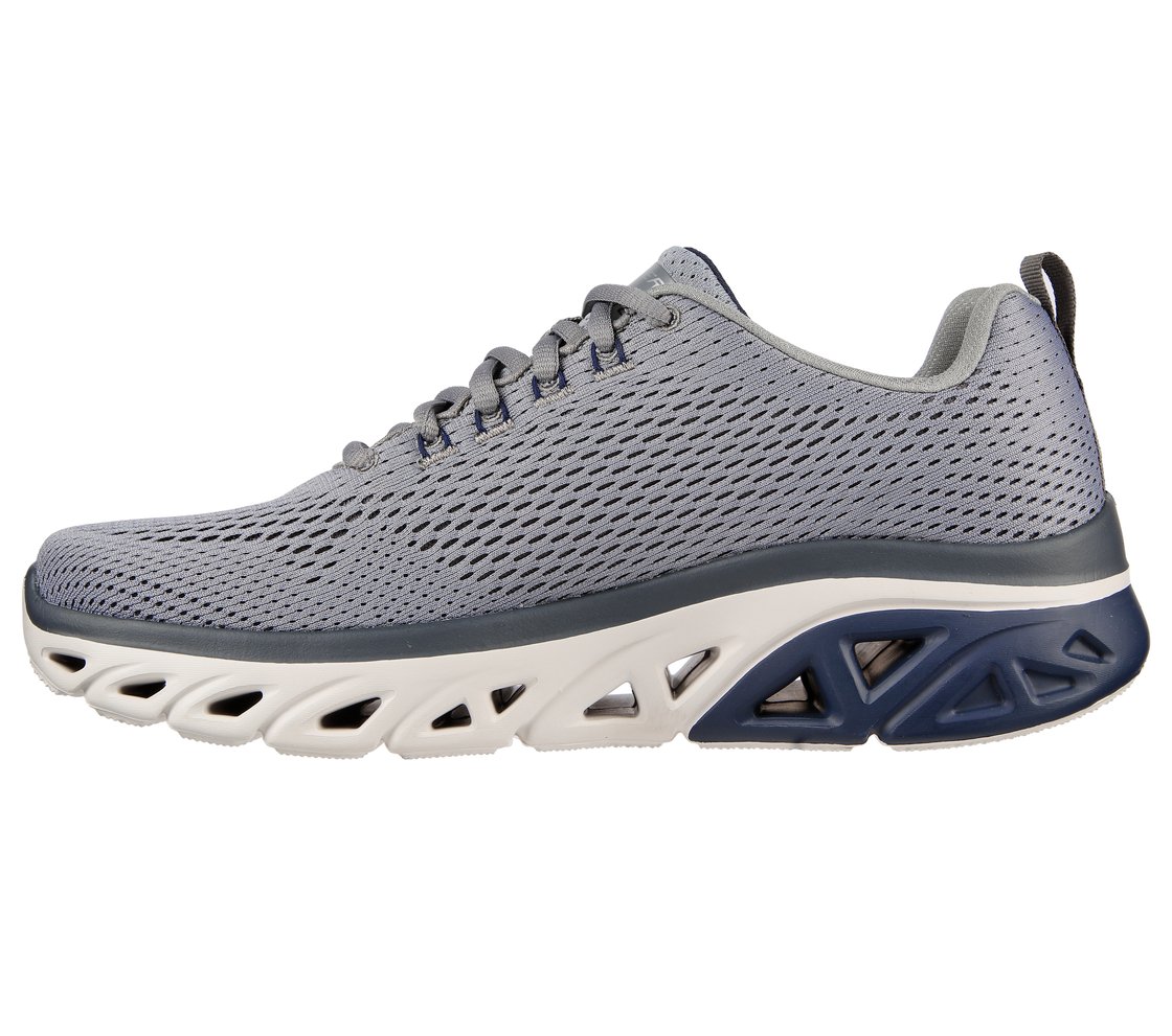 GLIDE-STEP SPORT - WAVE HEAT, GREY/NAVY Footwear Left View