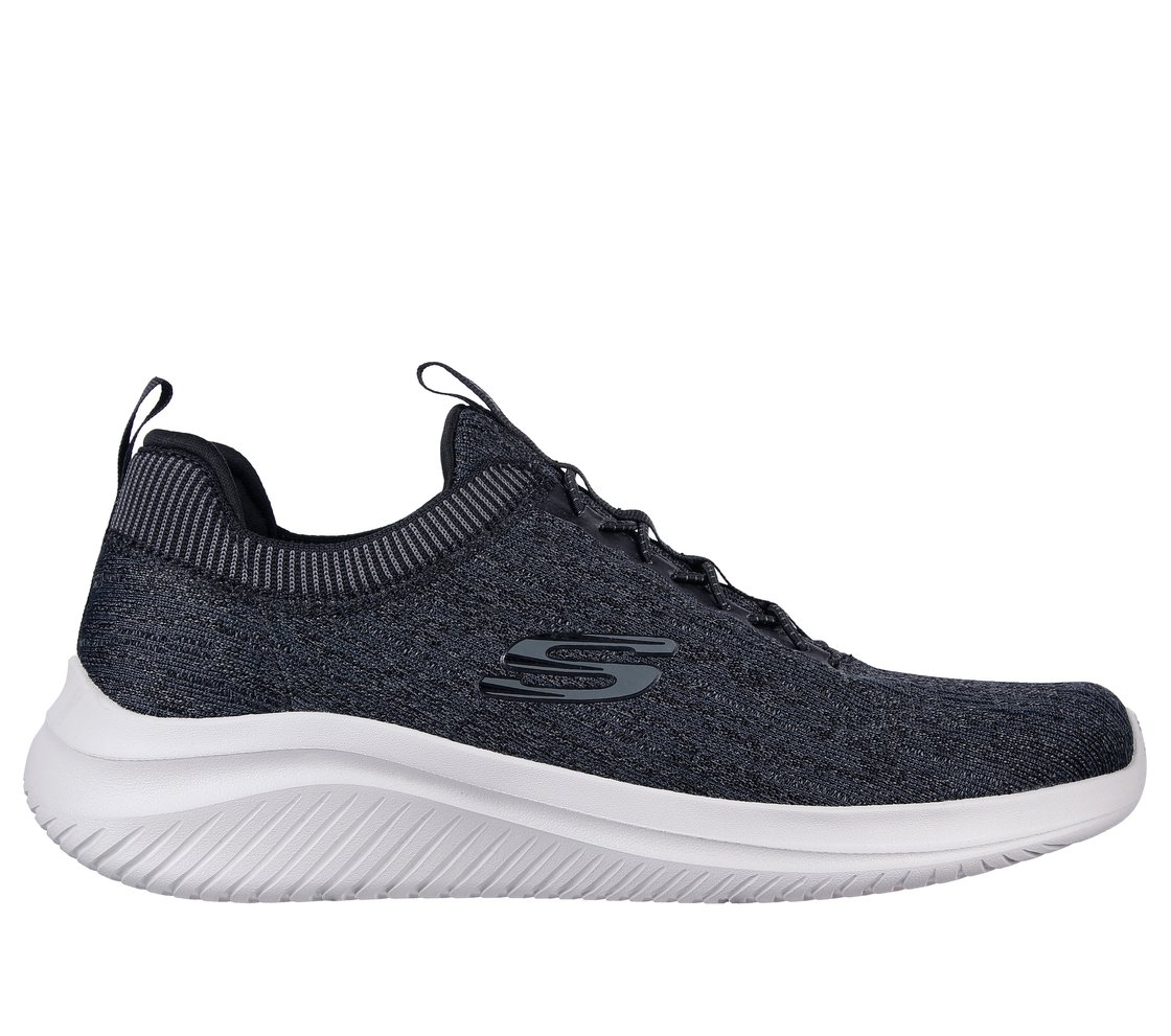 ULTRA FLEX 3.0 - HARSIK, BLACK/GREY Footwear Lateral View
