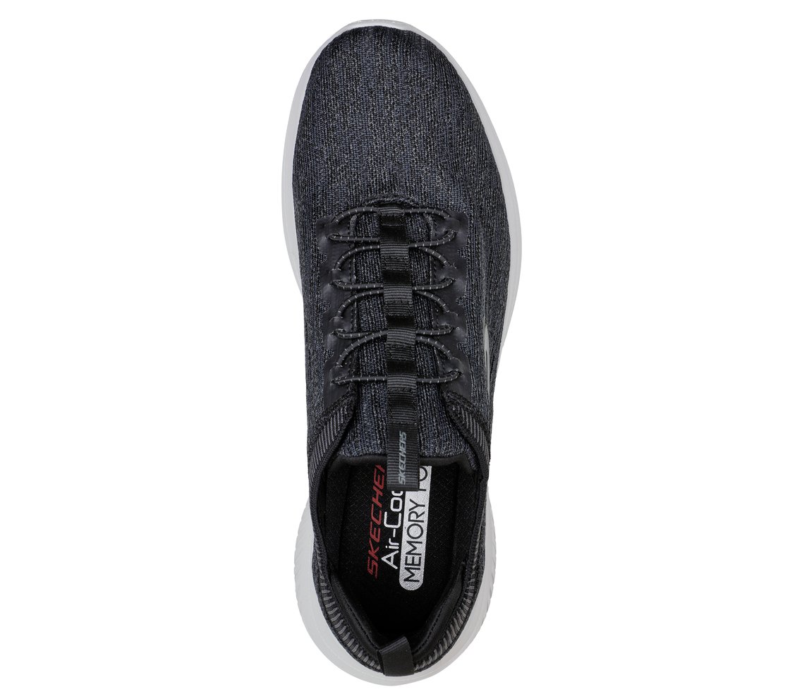 ULTRA FLEX 3.0 - HARSIK, BLACK/GREY Footwear Top View