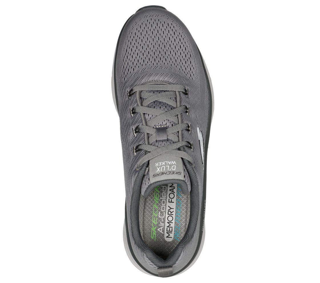 D'LUX WALKER - MEERNO, GREY Footwear Top View