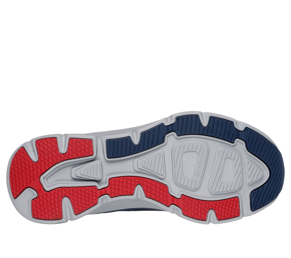 SKECHERS SLIP-INS RF: D'LUX WALKER 2.0 - REZINATE, NAVY BLUE Footwear Bottom View