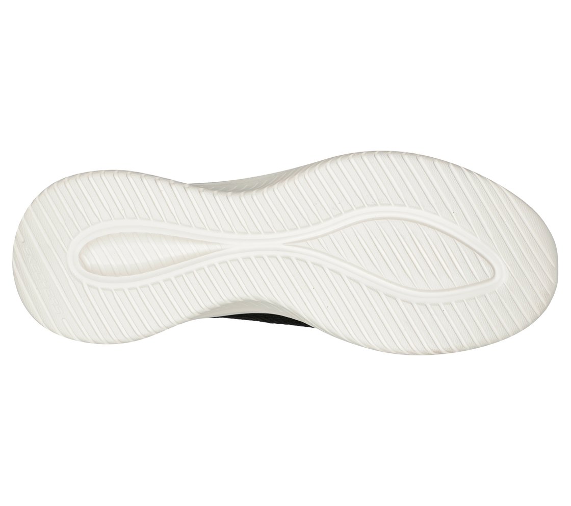 Skechers Slip-ins: Ultra Flex 3.0 - Viewpoint, BLACK/RED Footwear Bottom View