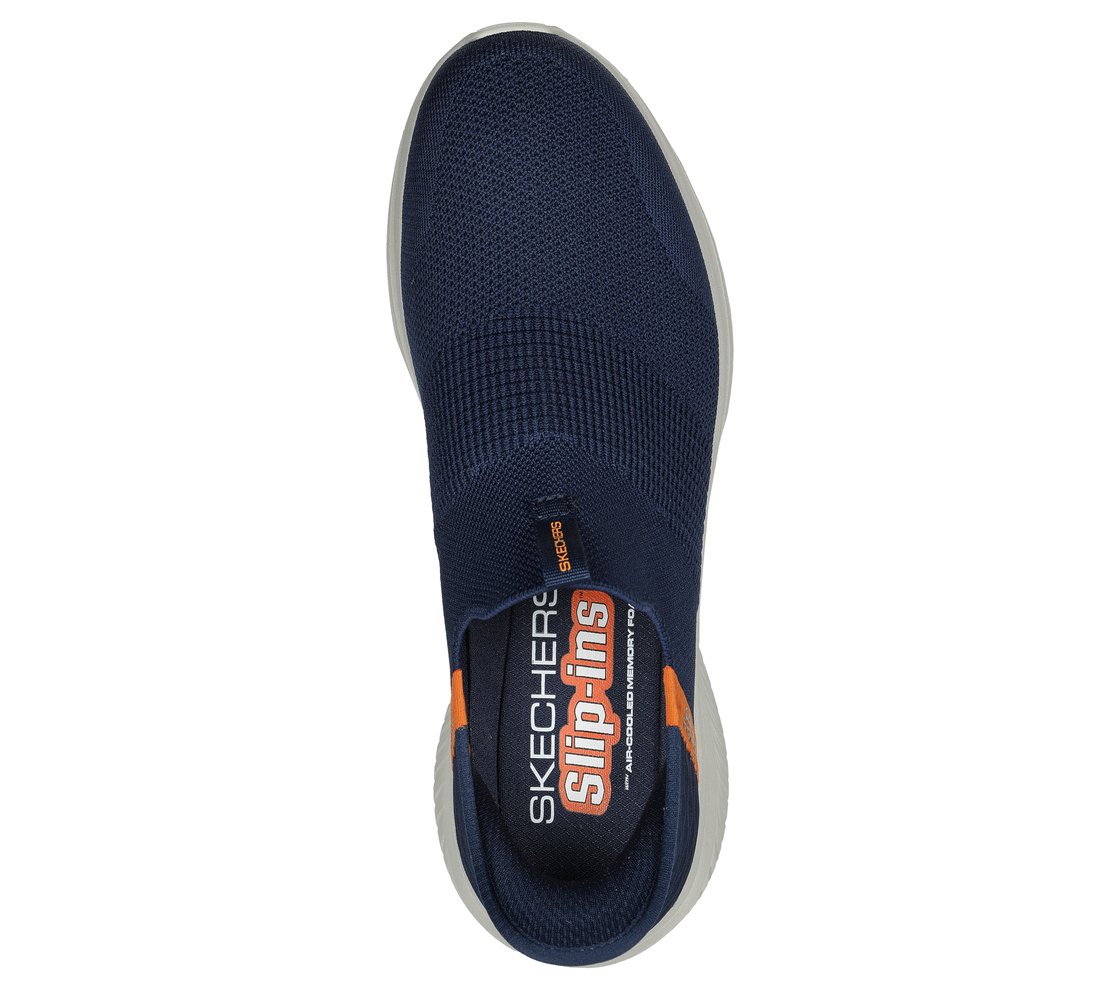 Skechers Slip-ins: Ultra Flex 3.0 - Viewpoint, NVY/ORNG Footwear Top View