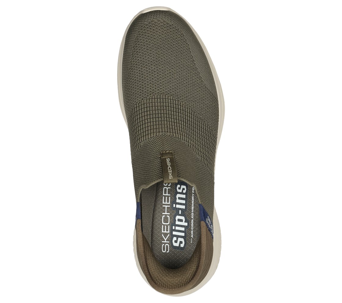 Skechers Slip-ins: Ultra Flex 3.0 - Viewpoint, OOLIVE Footwear Top View