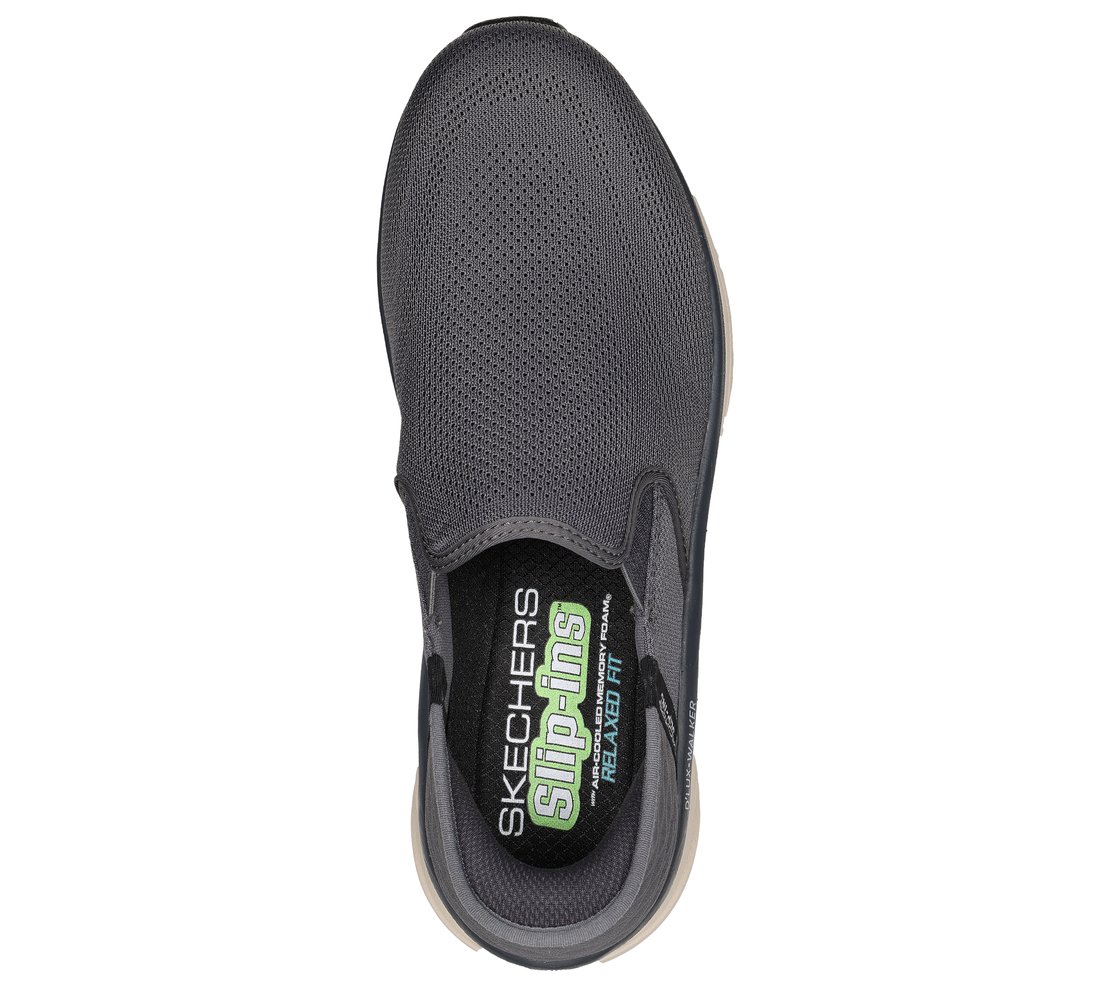 SKECHERS SLIP-INS RF: D'LUX WALKER - ORFORD, CCHARCOAL Footwear Top View
