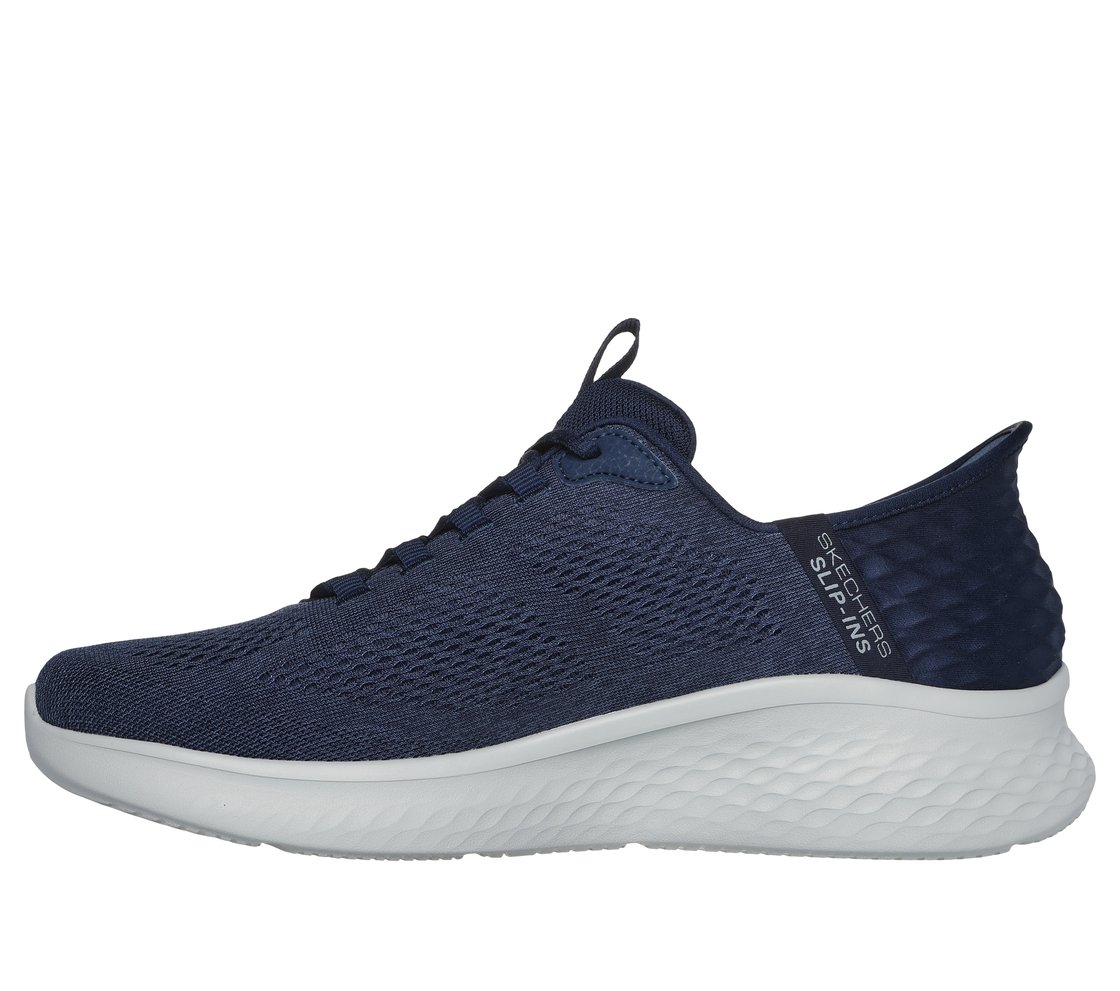 SKECHERS SLIP-INS: SKECH-LITE PRO - PRIMEBASE, NAVY/YELLOW Footwear Left View