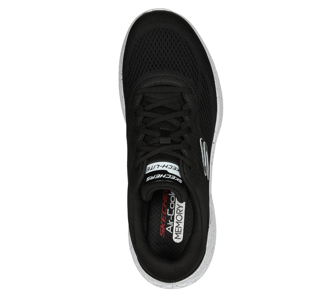 SKECH-LITE PRO - BROADSIDE, BLACK/WHITE Footwear Top View