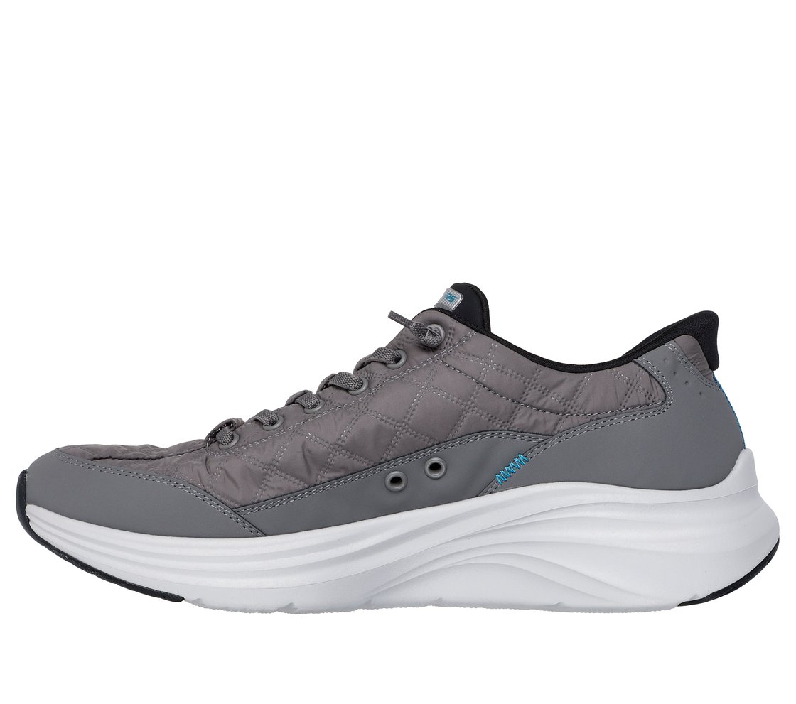 CONTOUR FOAM - COZY FIT, CHARCOAL/BLACK Footwear Left View