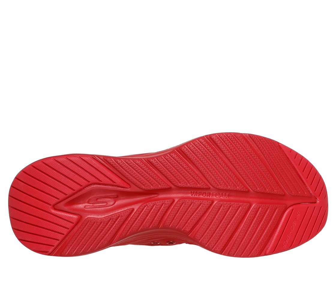 CONTOUR FOAM - COZY FIT, RED Footwear Bottom View