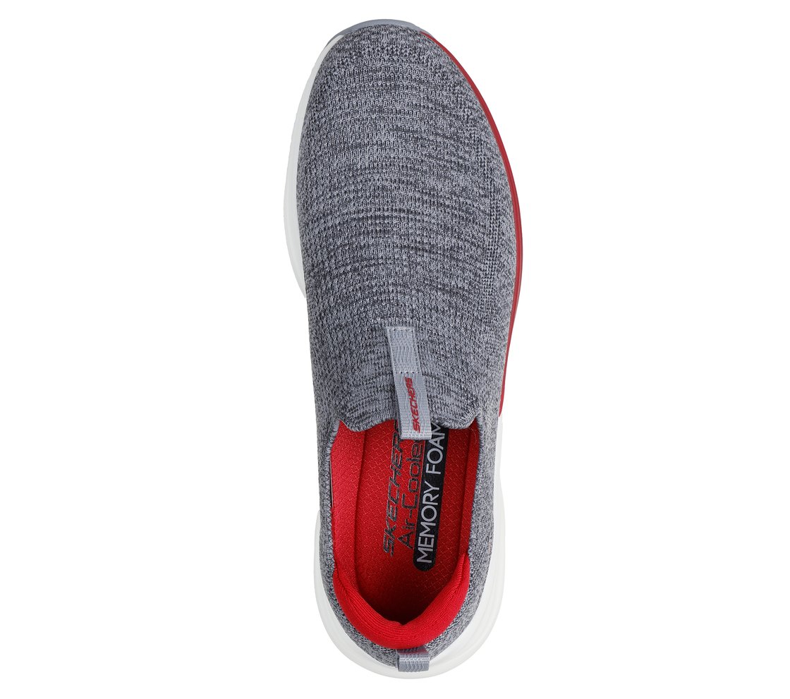 VAPOR FOAM, GRAY/RED Footwear Top View