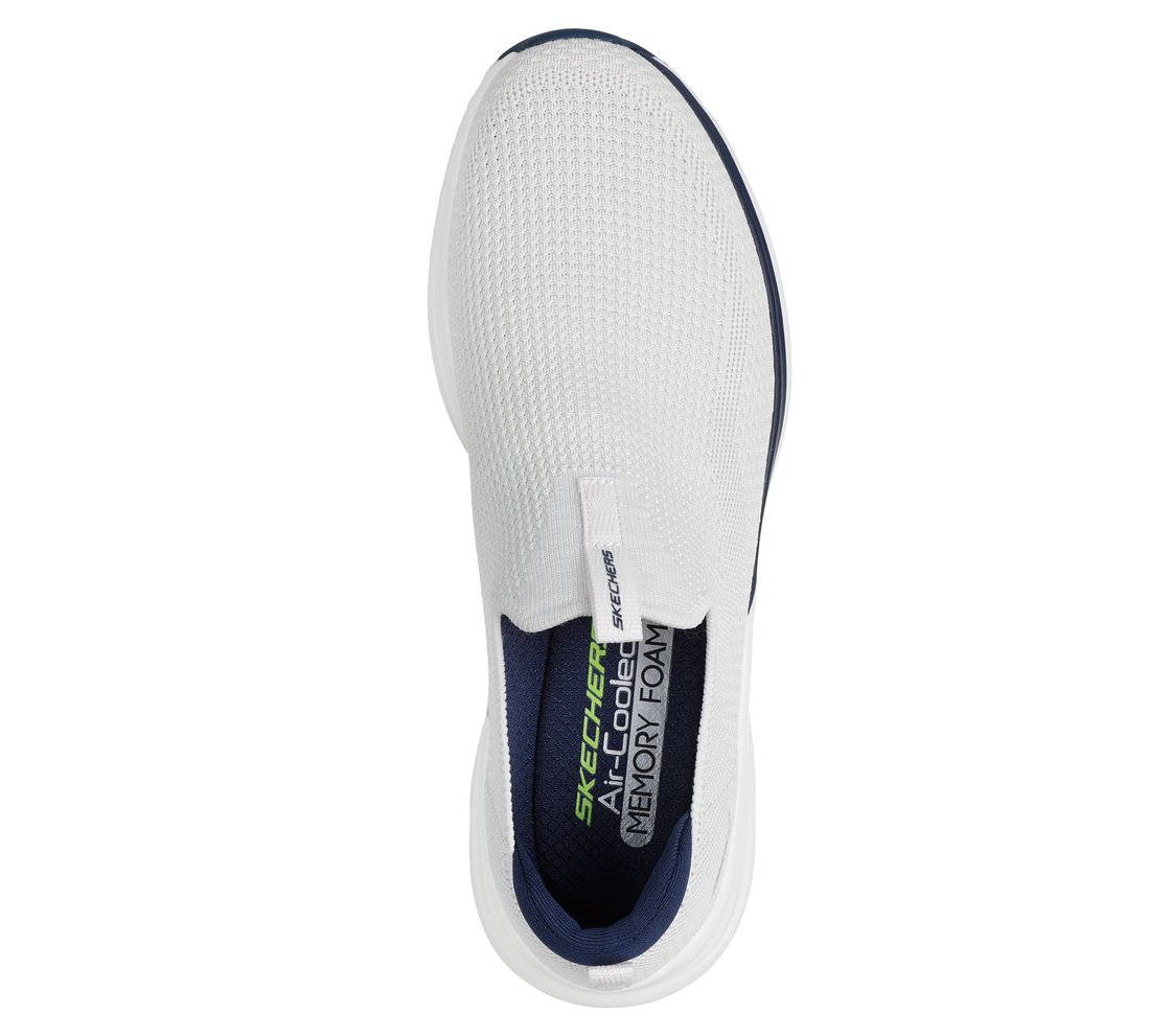 VAPOR FOAM, WHITE/NAVY Footwear Top View