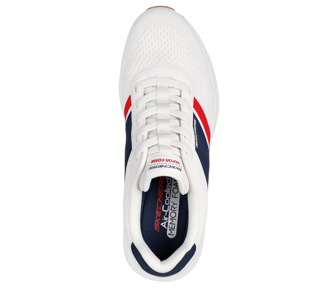 VAPOR FOAM - TROFEE, WHITE/NAVY/RED Footwear Top View