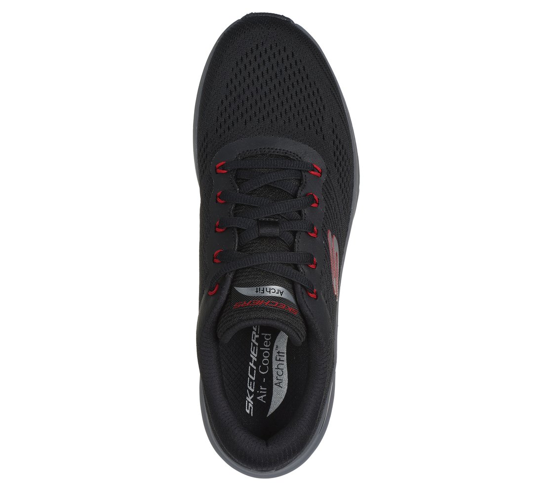 ARCH FIT 2, BLACK/RED Footwear Top View