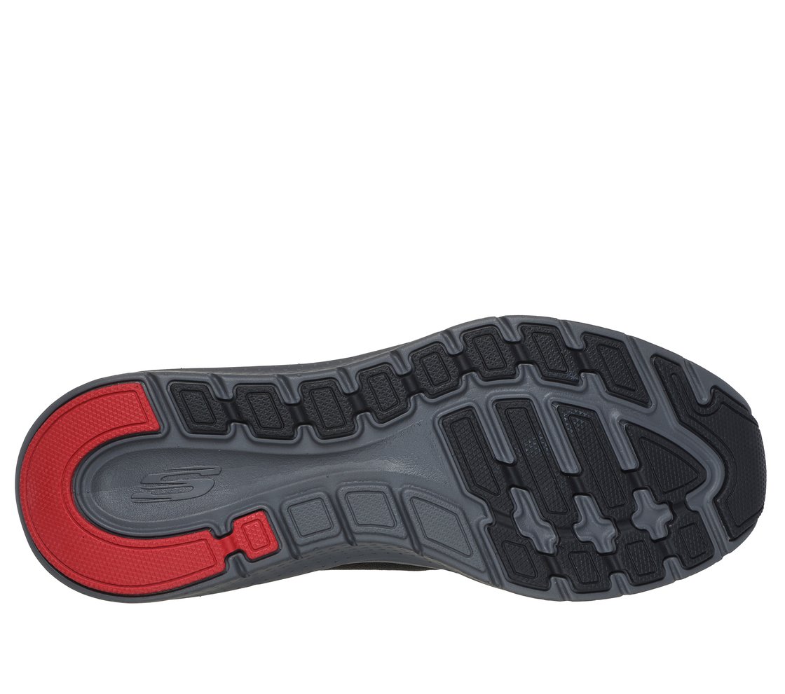 ARCH FIT 2, BLACK/RED Footwear Bottom View