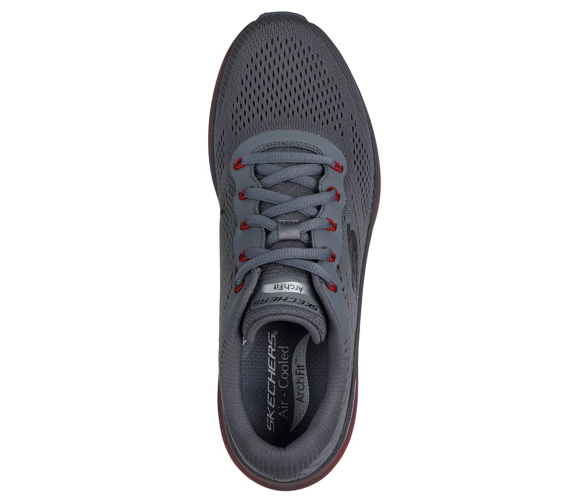 ARCH FIT 2, CHARCOAL/RED Footwear Top View