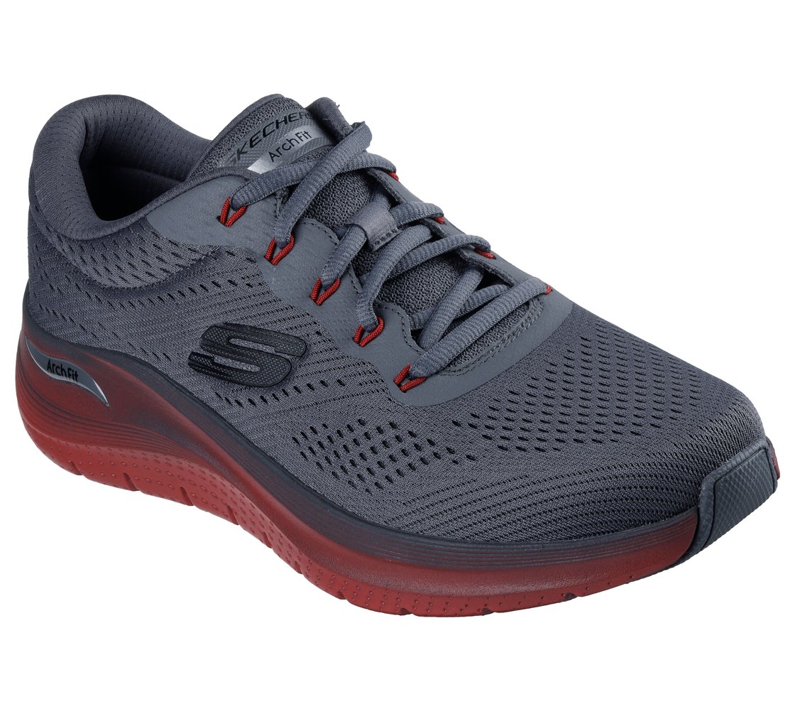 ARCH FIT 2, CHARCOAL/RED Footwear Right View