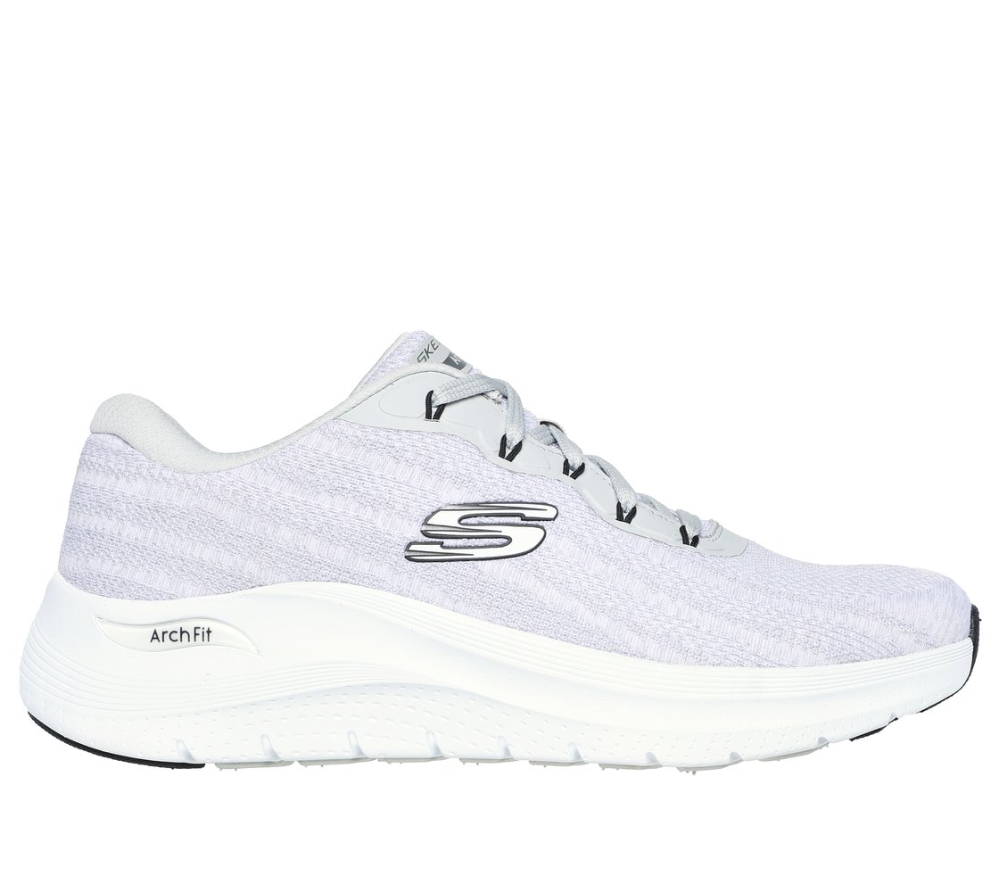 ARCH FIT 2, WHITE/GREY Footwear Lateral View
