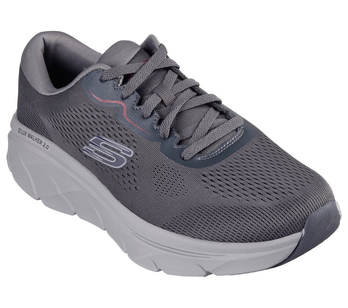 D'LUX WALKER 2.0 - SWAVE, CHARCOAL/RED Footwear Right View