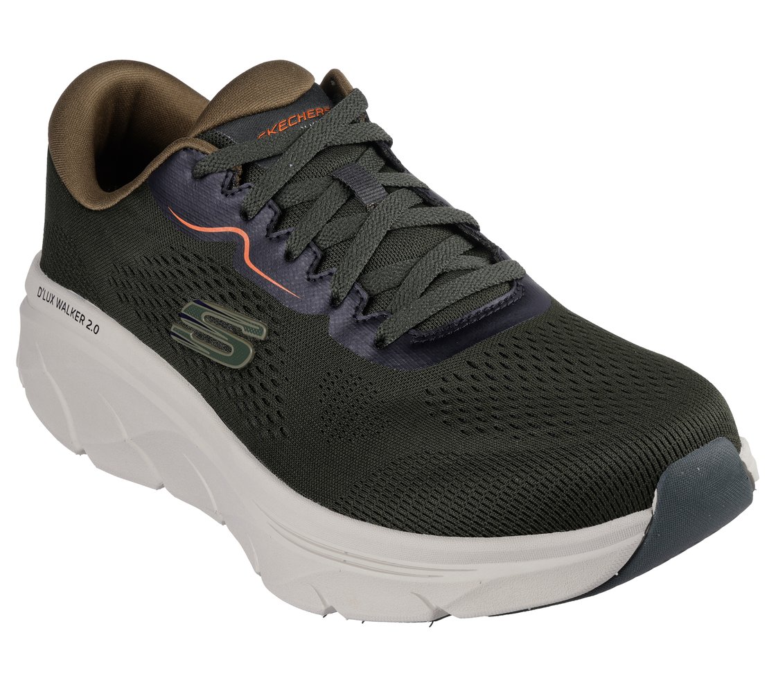 D'LUX WALKER 2.0 - SWAVE, OLIVE/ORANGE Footwear Left View