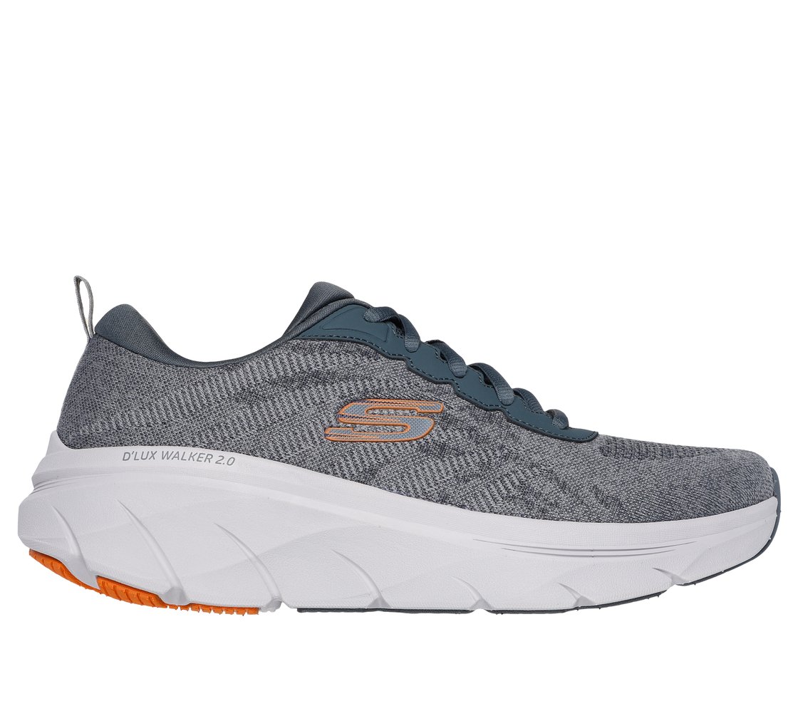 D'LUX WALKER 2.0 - WINTOR, GRAY/ORANGE Footwear Lateral View