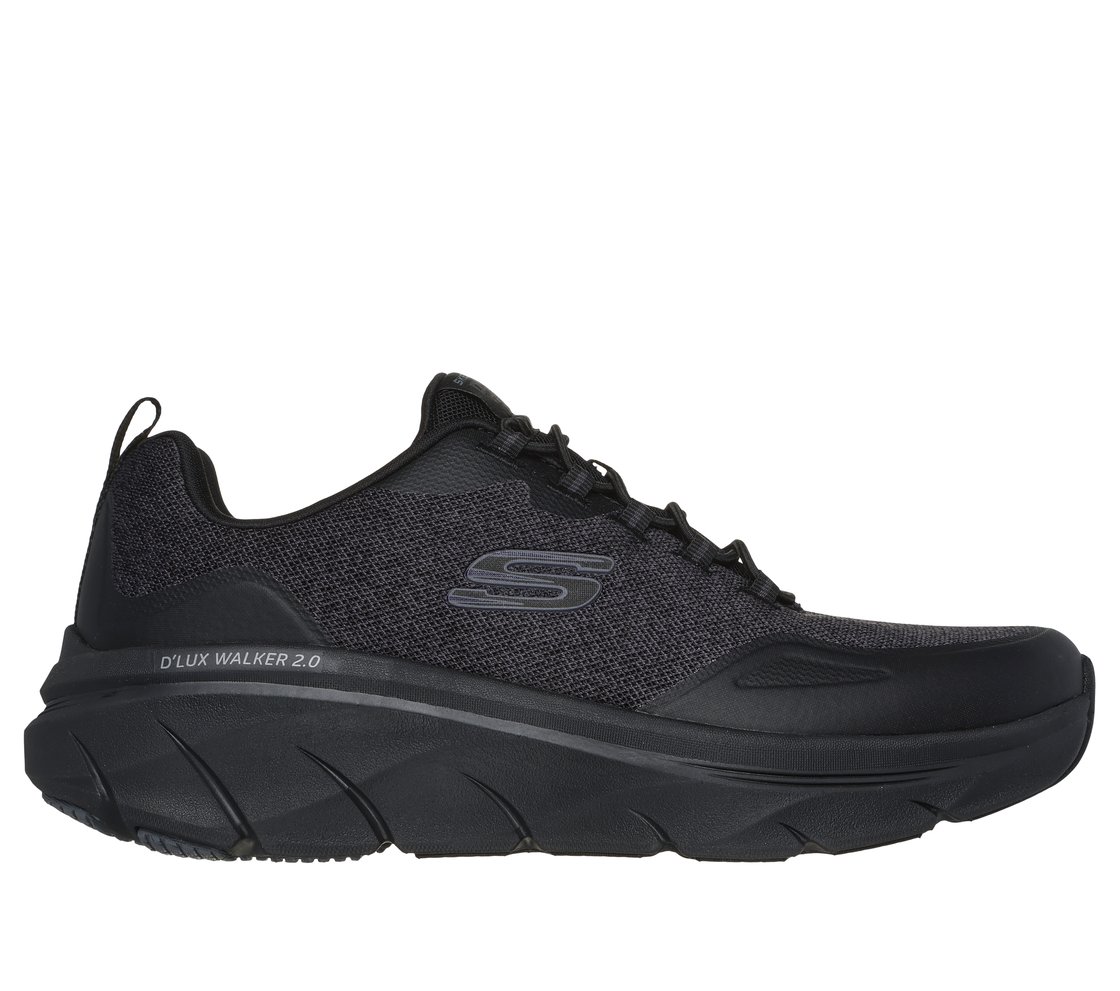 D'LUX WALKER 2.0 - STEADYWAY, BLACK Footwear Lateral View