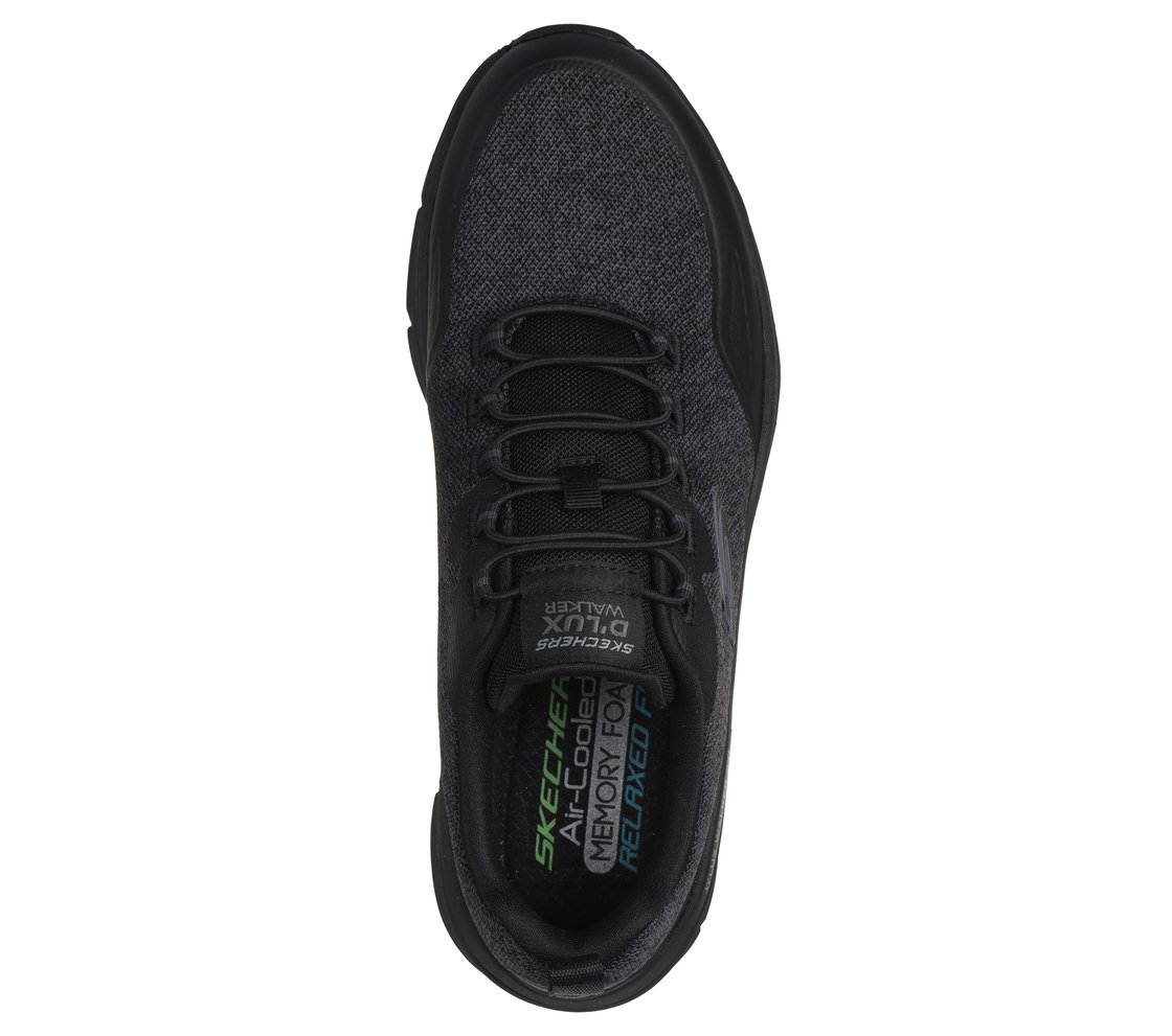 D'LUX WALKER 2.0 - STEADYWAY, BLACK Footwear Top View
