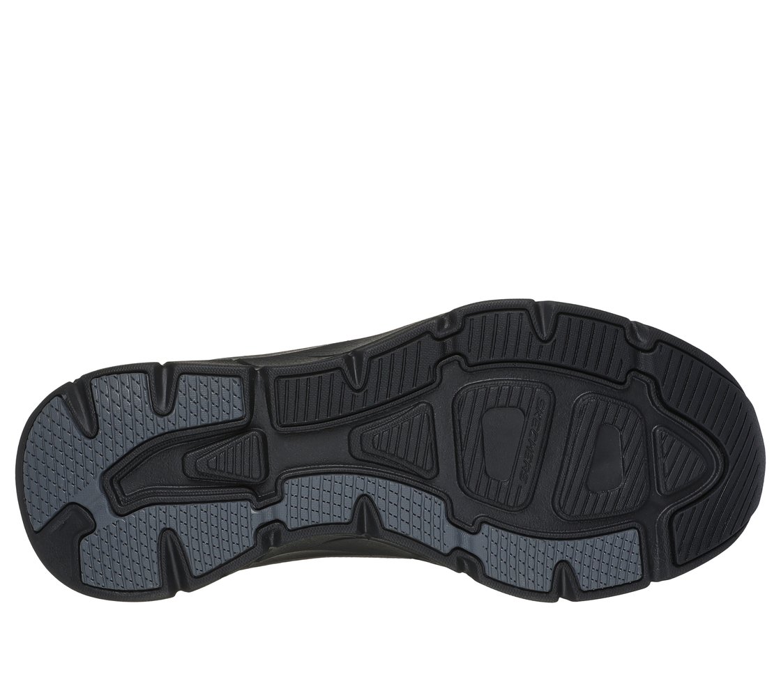 D'LUX WALKER 2.0 - STEADYWAY, BLACK Footwear Bottom View