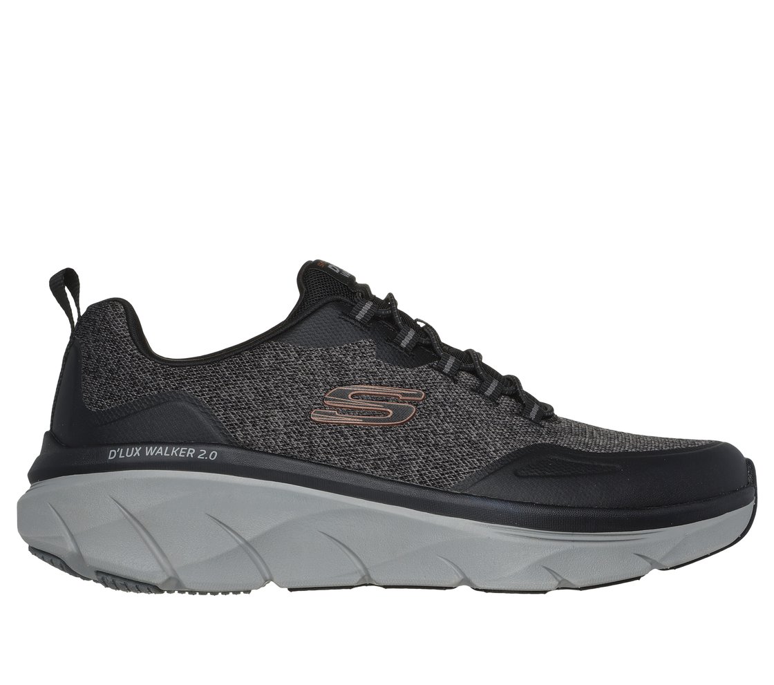 D'LUX WALKER 2.0 - STEADYWAY, BLACK/CHARCOAL Footwear Lateral View