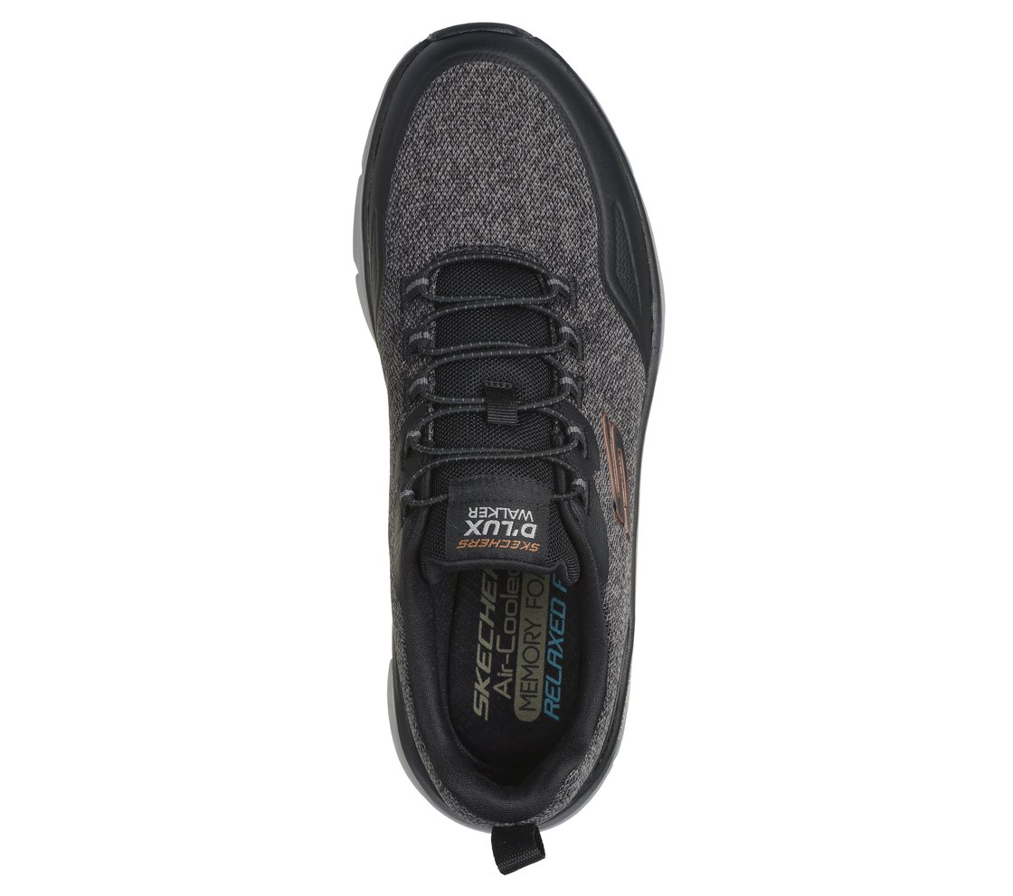 D'LUX WALKER 2.0 - STEADYWAY, BLACK/CHARCOAL Footwear Top View