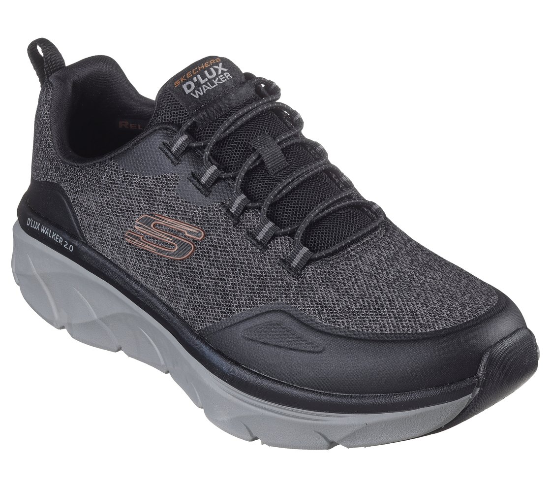 D'LUX WALKER 2.0 - STEADYWAY, BLACK/CHARCOAL Footwear Right View