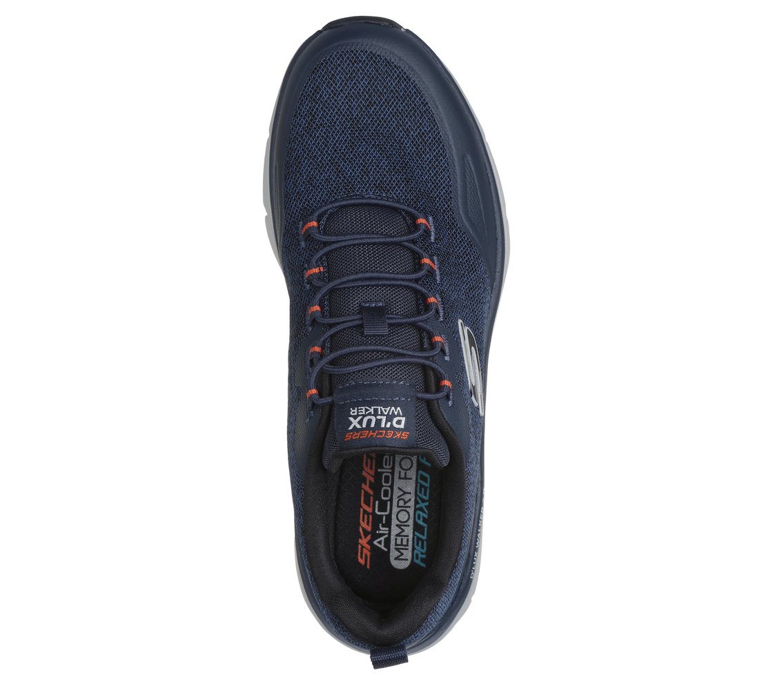D'LUX WALKER 2.0 - STEADYWAY, NAVY/ORANGE Footwear Top View