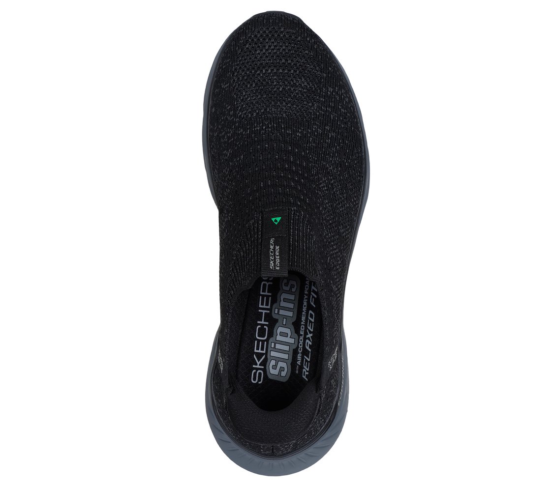 EDGERIDE - COMMISSIONER, BLACK/CHARCOAL Footwear Top View